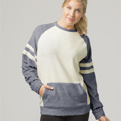Women's Cozy Contrast Fleece Pullover