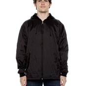 Unisex Nylon Full Zip Hooded Jacket