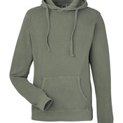 Unisex Pigment Dyed Fleece Hooded Sweatshirt