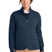 Women's Diamond Quilt Full Zip