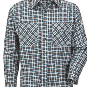 Plaid Long Sleeve Uniform Shirt
