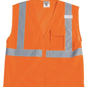 Clear ID Vest with Zipper Closure