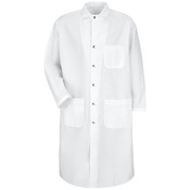 Men's Snap-Front Spun Polyester Butcher Coat