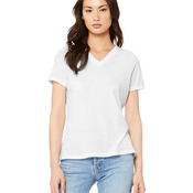 Ladies' Relaxed Triblend V-Neck T-Shirt